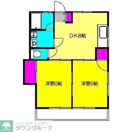 さぎぬま60の物件間取画像